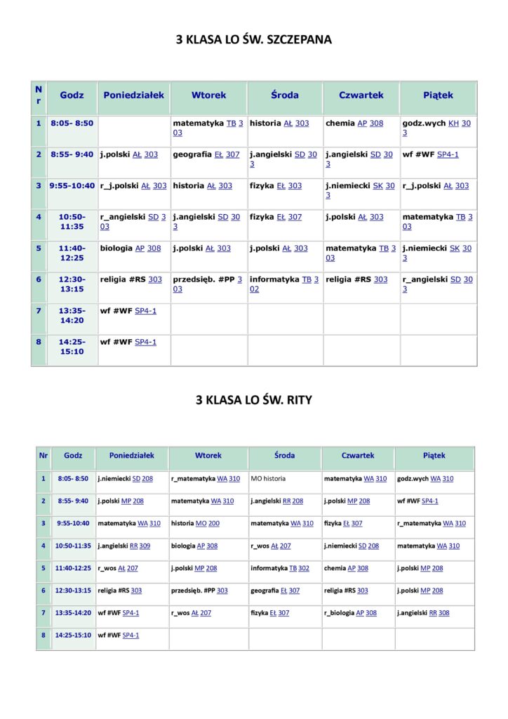 Szkola Ponadgimnazjalna Szcxepanik Plan Lekcji szkola-katolicka.polkowice.pl