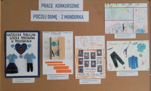 Prace konkursowe „Poczuj dumę z mundurka”