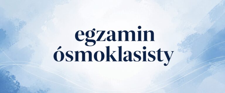 Read more about the article Egzamin ósmoklasity