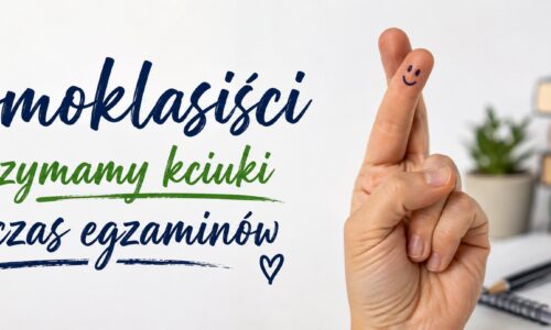Ósmoklasiści – trzymamy kciuki!